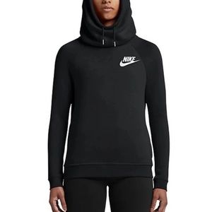 Nike women sportswear rally black hoodie XS